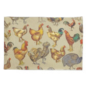 haan kippendier Boerderij landdier Kussensloop (Achterkant)