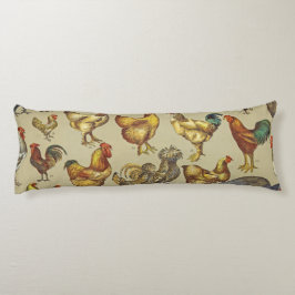 haan kippendier Boerderij landdier Lichaamskussen