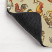 haan kippendier Boerderij landdier Muismat (Hoek)