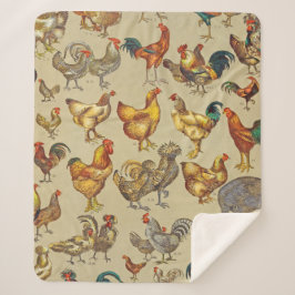 haan kippendier Boerderij landdier Sherpa Deken