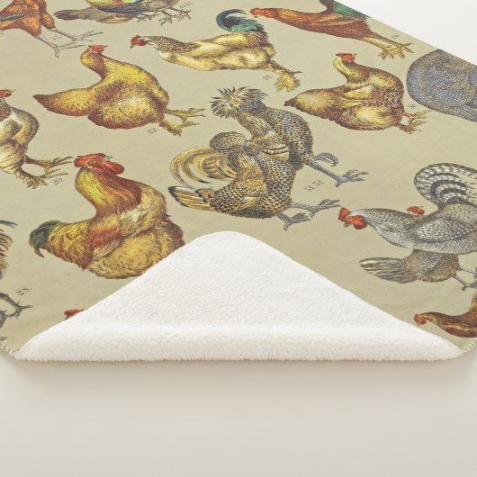 haan kippendier Boerderij landdier Sherpa Deken (3/4)