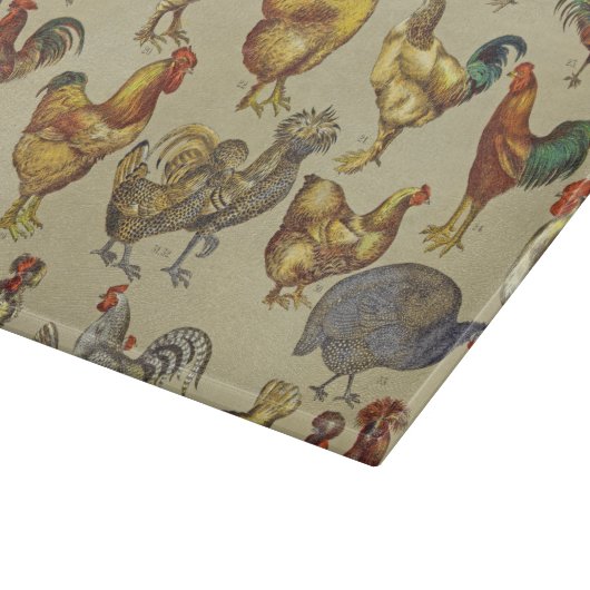 haan kippendier Boerderij landdier Snijplank (Hoek)