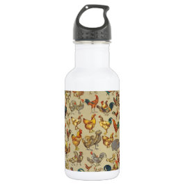 haan kippendier Boerderij landdier Waterfles