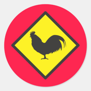 HAAN kruising Ronde Sticker