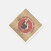 Haan  look tafel servetten (Hoek)