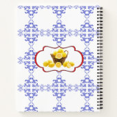 Haan met een mandje citroenen notitieboek (Achterkant)