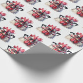 Haan met zwarte bril cadeaupapier (Hoek)