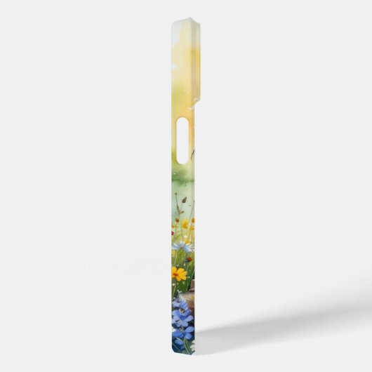 Haan neergestreken op een Log Phone Case (Achterkant / Rechts)