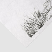 Haan op een Hill Decoupage  Boerderij Tissuepapier (Detail)