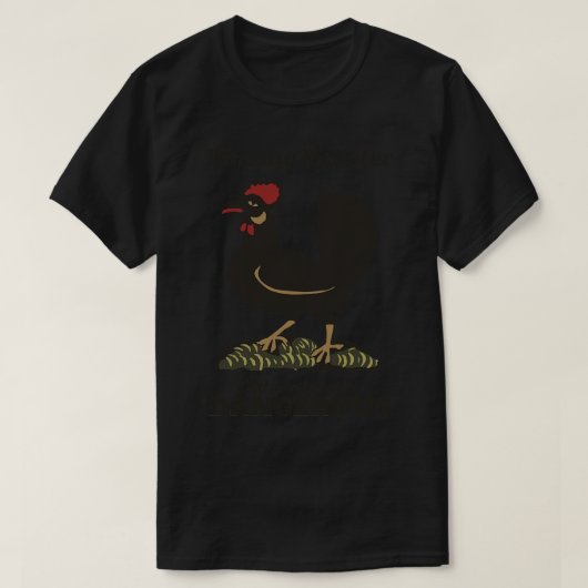  haan oud chagrijnig en gevaarlijk t-shirt (Design voorkant)