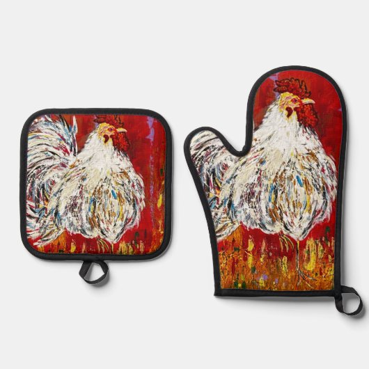 Haan Oven Mitt Ovenwant & Pannenlap Set (Voorkant)
