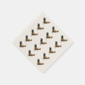 Haan papieren servetten (Hoek)