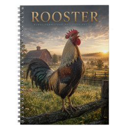 Haan Platteland Boerderij DIEREN Notitieboek