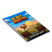Haan, Retro 8-Bit Pixel Art Notitieboek (Rechterzijde)