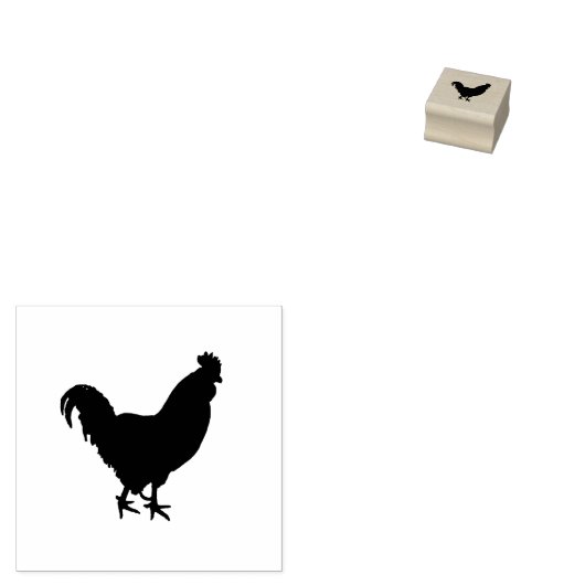 haan rubberstempel (Gestempeld)