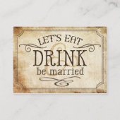  haan rustieke land bruiloft plaats kaarten plaatskaartje (Achterkant)