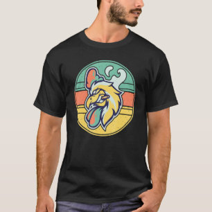Haan Sigaret Roken Boerderij Dier Boer Kip T-shirt
