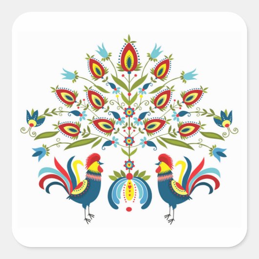 Haan stickers (Voorkant)