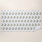 Haan strandhanddoek strandlaken (Voorkant)