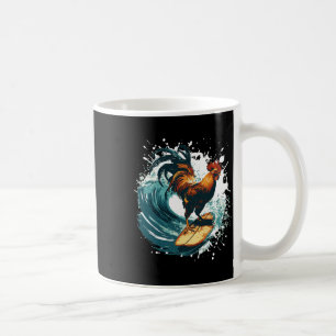 Haan Surft Dierensport Surfer Koffiemok