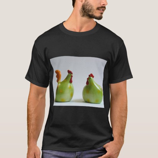 Haan-thema grafisch T-shirt ontwerp (Voorkant)
