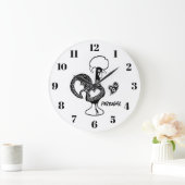 Haan van Barcelos, Portugal, silhouete Grote Klok (Huis)