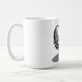 Haan Vector Illustratie Koffie Mok (Links)