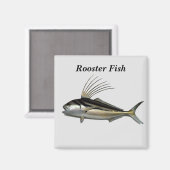 Haan vis achtergrond magneet (Voorkant / Achterkant)