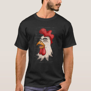 Haan Vogel Boerderij Dier Boer Landbouw Kip T-shirt