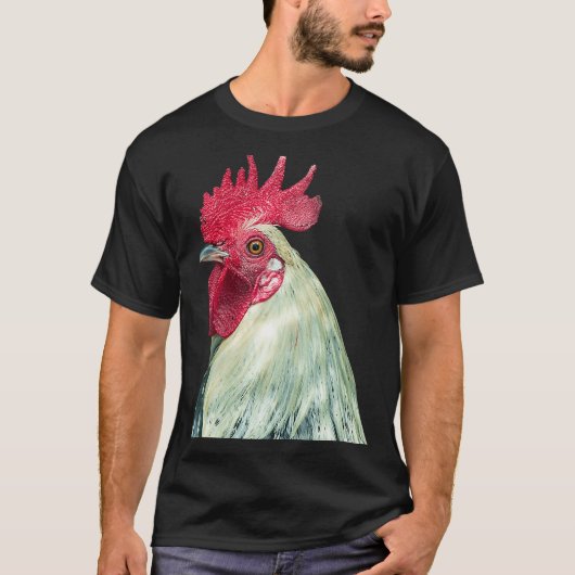 Haan Vogel Ornithologie T-shirt (Voorkant)