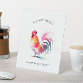 haan-voorkeurssignaal reclamebord met voetstuk (Insitu)