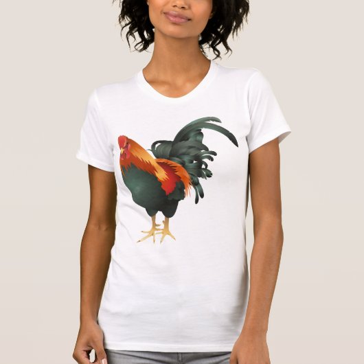 Haan Vrouwen T-shirt (Voorkant)