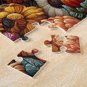 Haan Zonnebloem Schuur Legpuzzel (Zijkant)