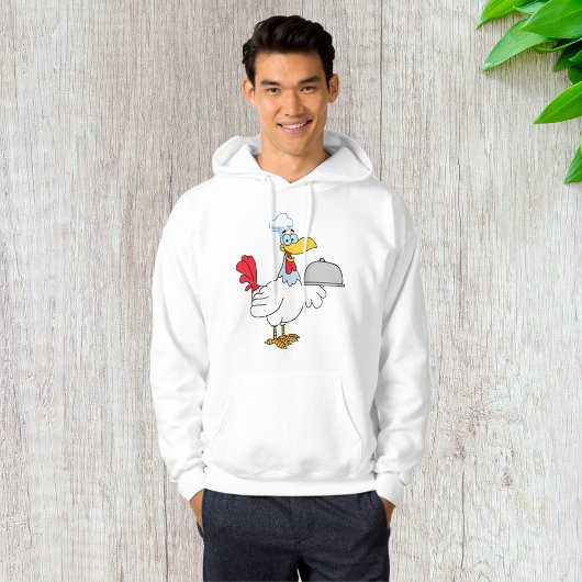 Haantje dat eten serveert hoodie