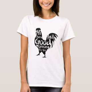 Haantje Goedemorgen Tot Jou Landelijke Boerderij T-shirt
