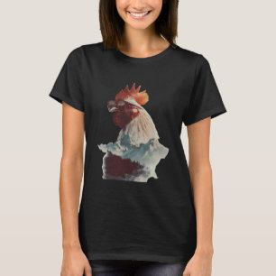 Haantje Kip met Zonnebril Motief Cool Kip T-shirt