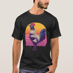 Haantje Kip met Zonnebril Motief Cool Kip T-shirt