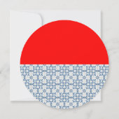 Haantje van Portugal Kerstfeest Baldecoratie Kaart (Achterkant)