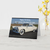 "HAAPPY BIRTHDAY" IN EEN "CLASSIC"-BROEDWEERGAVE KAART (Gele Bloem)