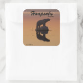 Haapsalu, Estland Vierkante Sticker (Tas)