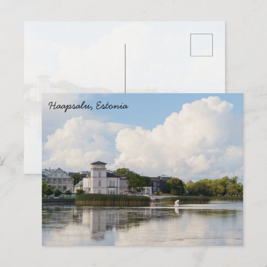 Haapsalu kust, Estland reis Briefkaart (Voorkant / Achterkant)