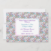 HAAR 1E VERJAARDAG INVITE KAART (Achterkant)