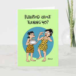 Haar 40e Wenskaart op de geboorte Kaart