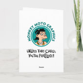 Haar 44e verjaardag kaart (Achterkant)