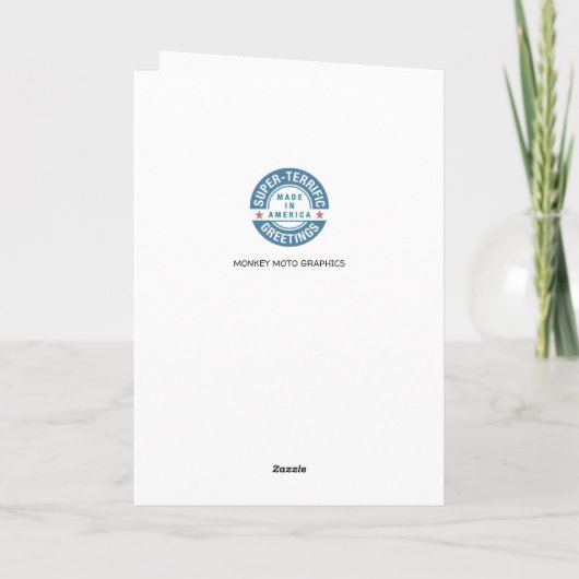 Haar 54ste verjaardag Kaart (Achterkant)