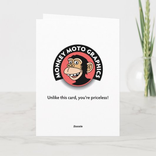 Haar 71ste verjaardag kaart (Achterkant)