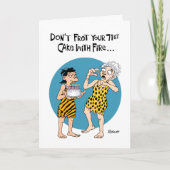 Haar 71ste verjaardag kaart (Voorkant)