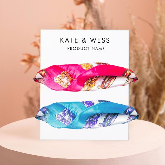 Haar Accessoires Display Verpakking Kaart