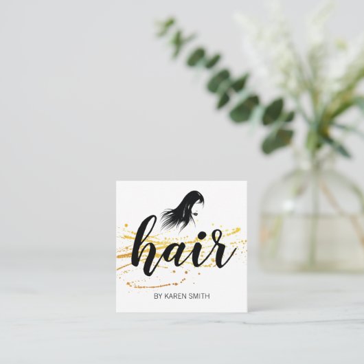 Haar Afsprakenkaartje (Staand voorkant)