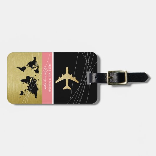 haar bagage identificeren bagagelabel (Voorkant horizontaal)